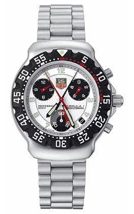TAG Heuer Formula 1 Chronograph Quartz Stainless Steel / Silver / Bracelet